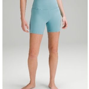 Tidal Teal lululemon Align High-Rise Biker short 6”